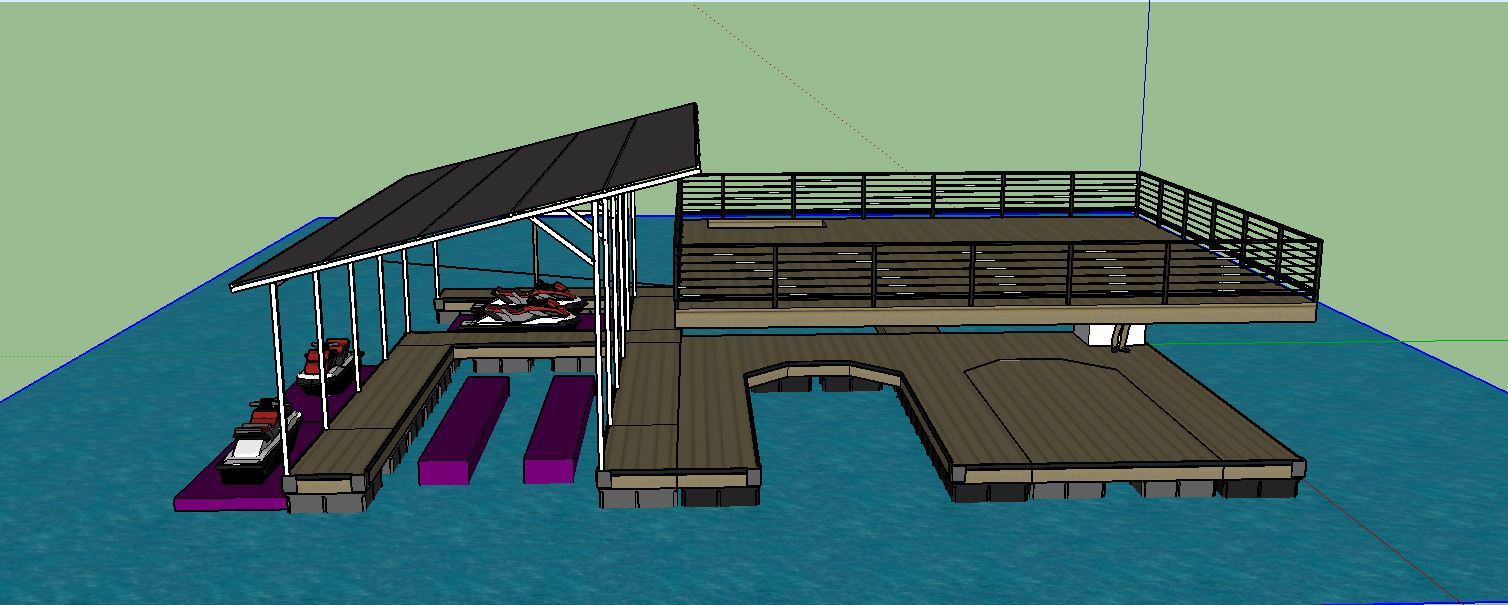 Custom dock design 7