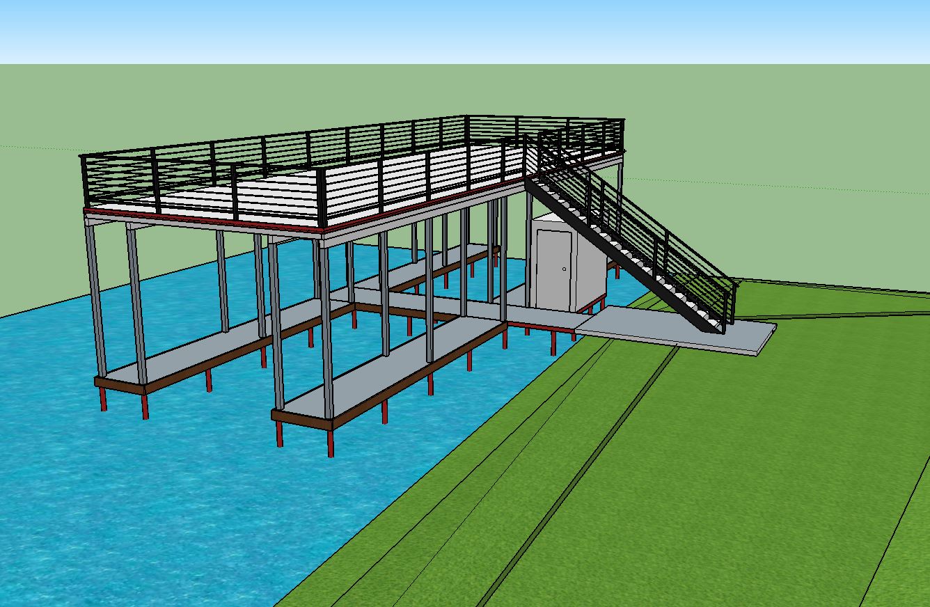 Custom dock design 7